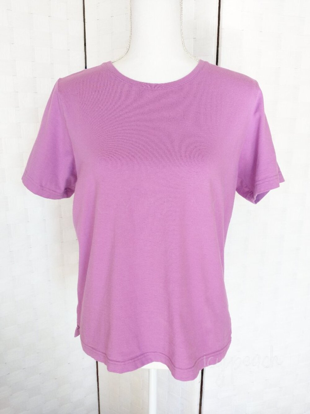Marisa Christina T-Shirt Medium Purple Vintage 90s Lagenlook Clean Girl Stretch